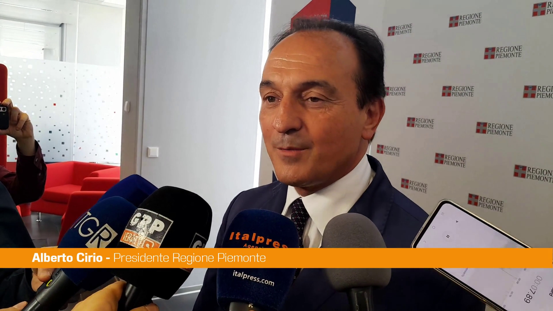 Cirio "Piemonte prima regione a stanziare fondo per testimoni di giustizia"