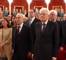 Mattarella al concerto del 100&deg; anniversario Banda musicale Guardia di Finanza