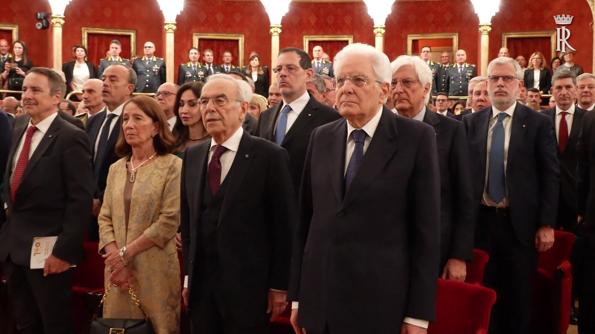 Mattarella al concerto del 100&deg; anniversario Banda musicale Guardia di Finanza