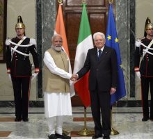Mattarella riceve il primo ministro indiano Modi