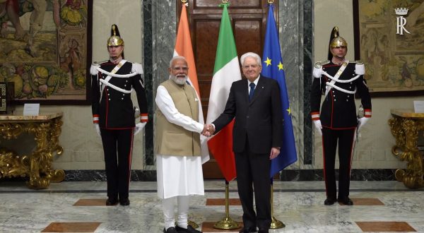 Mattarella riceve il primo ministro indiano Modi
