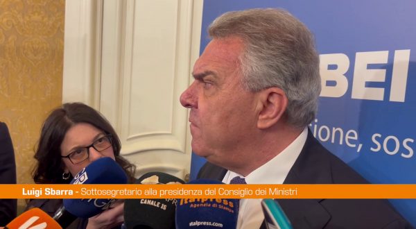 Sbarra “Risultati positivi al Sud, bisogna spostare più investimenti e risorse”