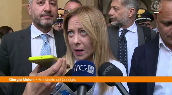 Meloni a Niscemi “In Cdm due nuove misure per la sicurezza del territorio”
