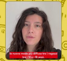 Gli adolescenti si vestono di nero