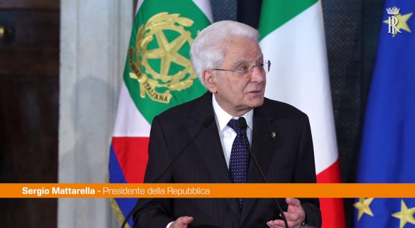 Droga, Mattarella: “Giovani nostro patrimonio, serve un sforzo corale del Paese”