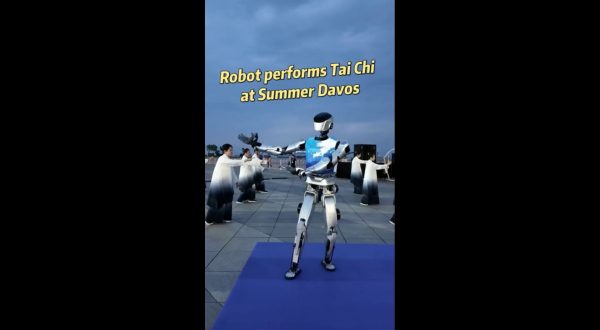 Cina, un robot pratica il Tai Chi al Summer Davos Forum