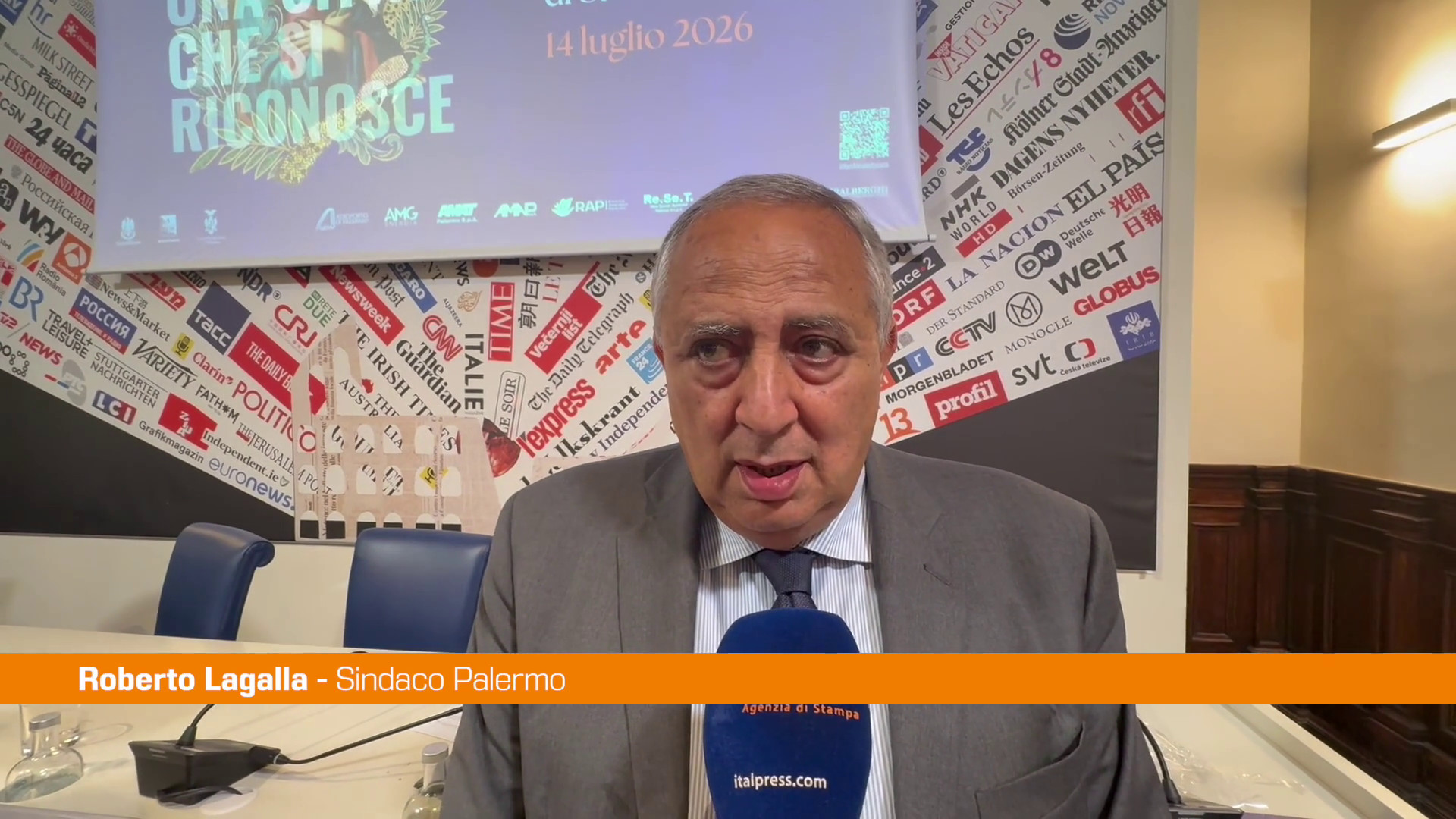 Festino Santa Rosalia, Lagalla "Evento di richiamo internazionale per Palermo"