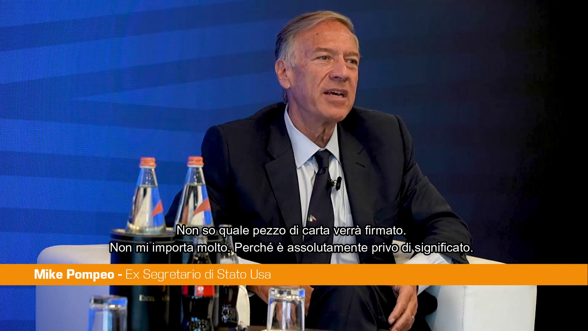 Iran, Pompeo "Serve che il regime cada, alimenta tutti i conflitti in M.O."