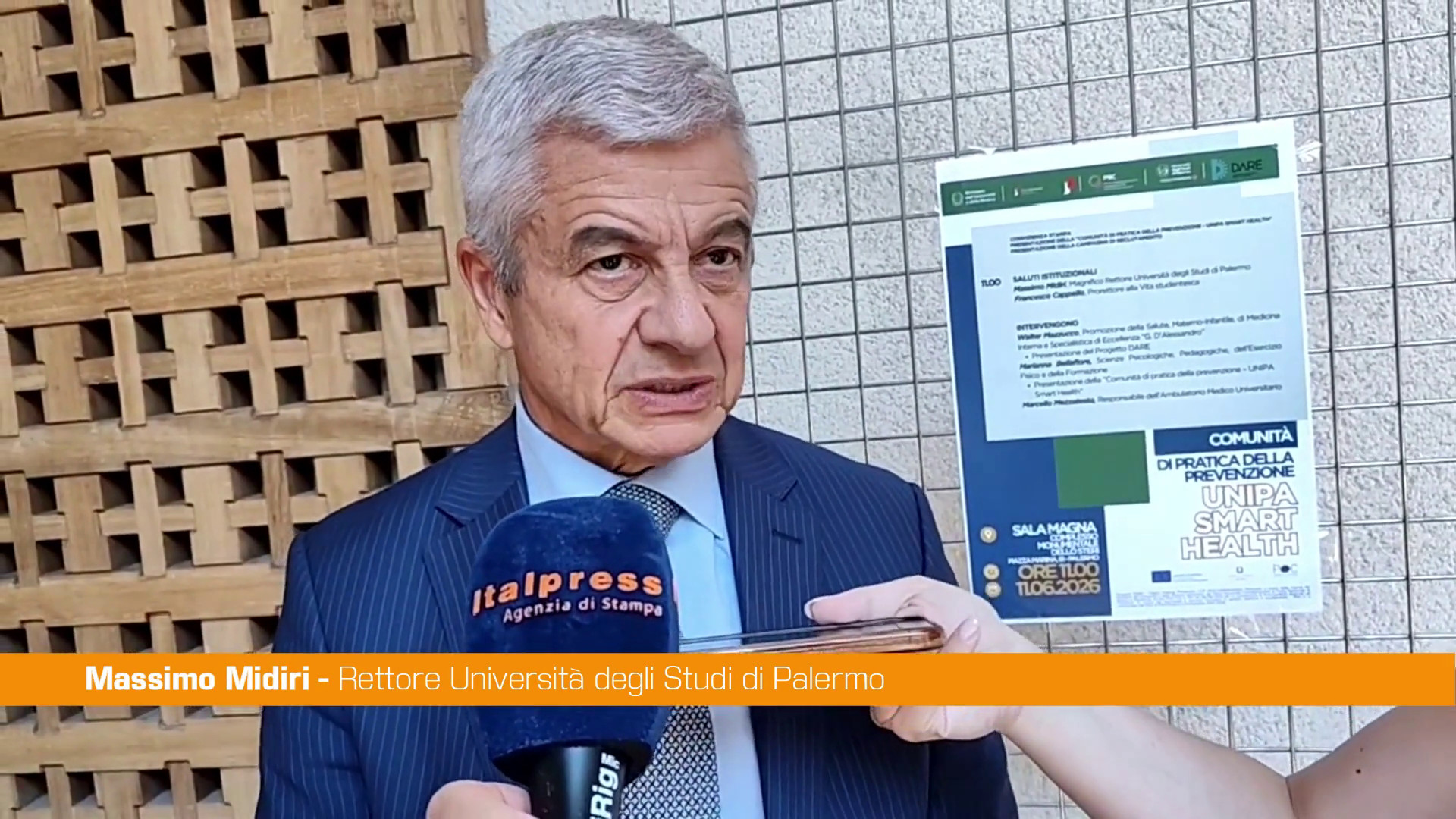 Universit&agrave; di Palermo, Midiri "Digital Prevention &egrave; un progetto innovativo"