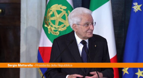 Mattarella "Contro le droghe serve uno sforzo corale del Paese"