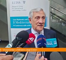 Tajani "Mediterraneo al centro del nostro interesse"