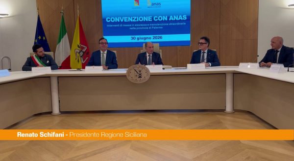 Viabilità, Schifani “Misure compensative ai Comuni, lavoro in sinergia con Anas”