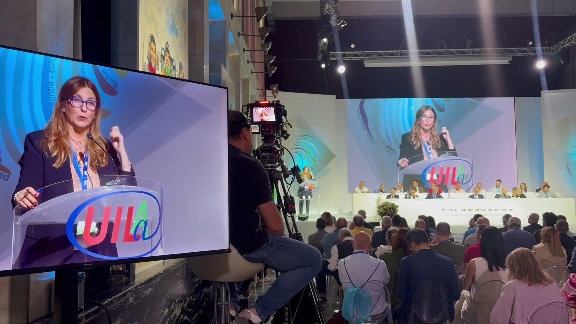 Uila-Uil, Mammucari rieletta segretaria: lavoro e diritti al centro congresso