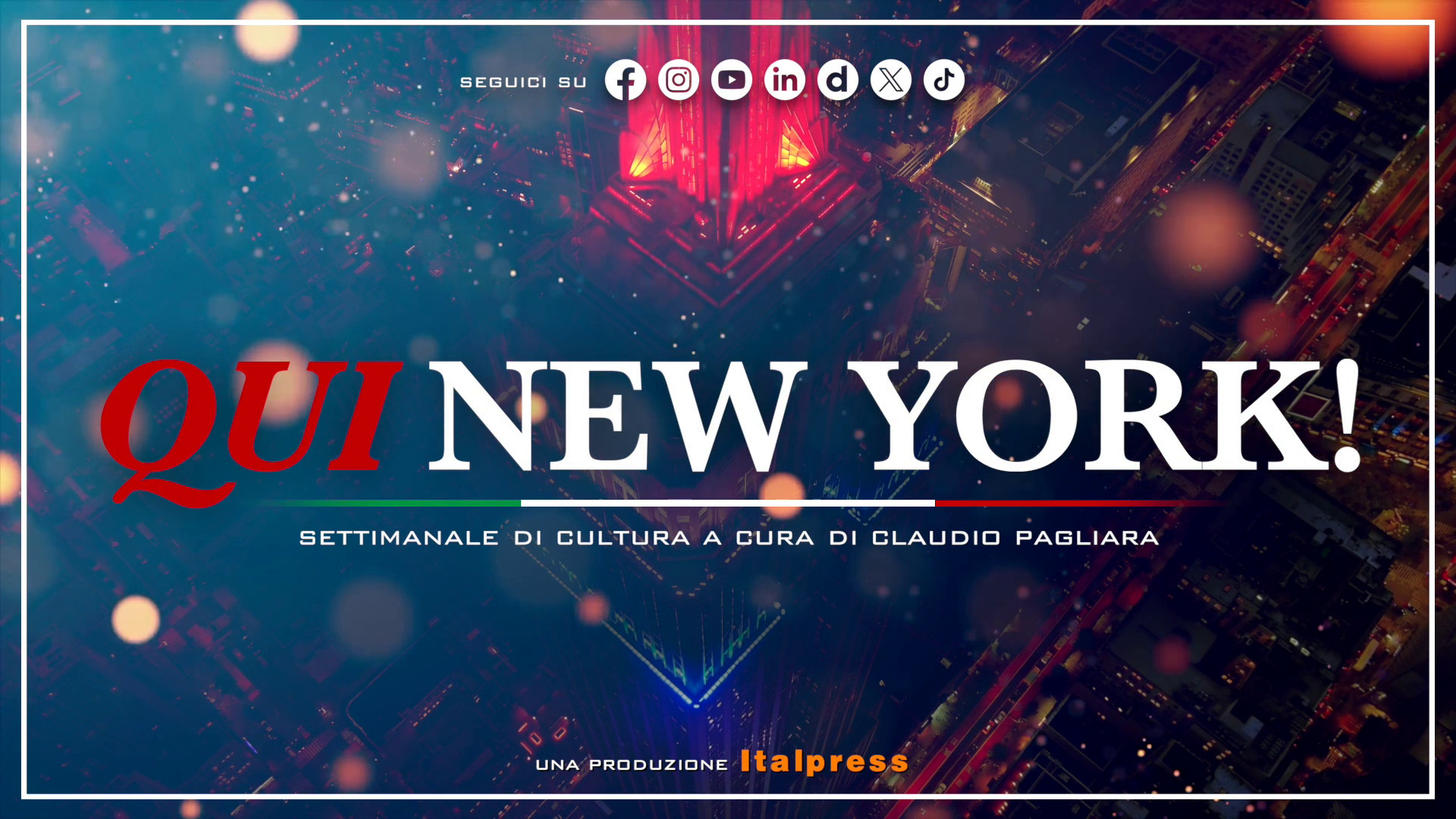 Qui New York! &ndash; Un "ponte visivo" tra Stati Uniti e Italia