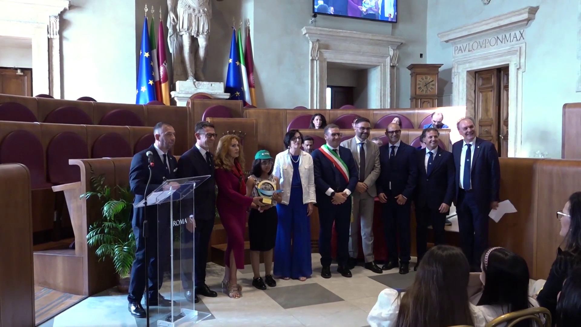"La sostenibilit&agrave; ci sta a cuore", premiati studenti in Campidoglio