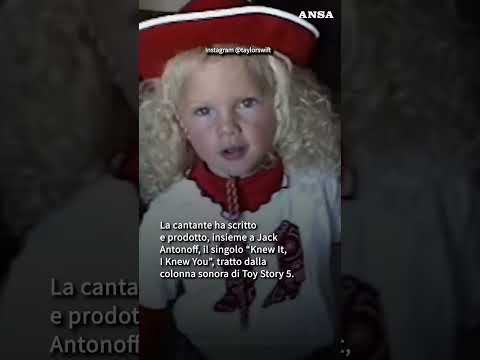 Taylor Swift a cinque anni video da cowgirl per Toy Story #ansa #news