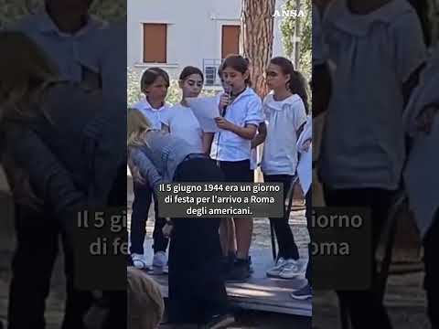 “Sparate li’ dove c’e’ fumo” a Roma si ricorda Ugo Forno 12enne eroe partigiano #ansa #news