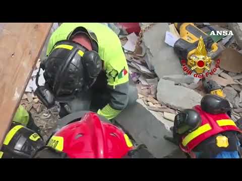 Il crollo della palazzina nel Fermano, recuperato il corpo della donna dispersa