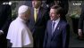 Madrid, l'arrivo del Papa a Plaza de Cibeles e la consegna della chiave d'oro della citta'