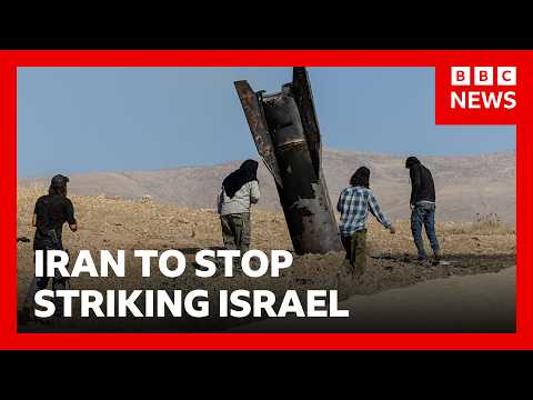 LIVE: Iran says it will cease attacks on Israel if Israel halts attacks on Lebanon | BBC News