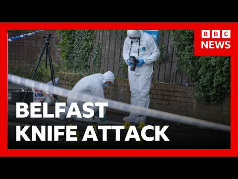 Man arrested on suspicion of attempted murder after ‘brutal’ knife attack in Belfast | BBC News