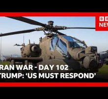 US President Trump says Iran shot down US helicopter and vows to respond | BBC News