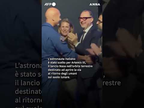 Parmitano nell'equipaggio di Artemis, primo europeo a partecipare alla missione #ansa #news
