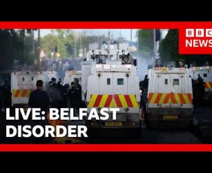 LIVE: Second night of unrest in Northern Ireland | BBC News