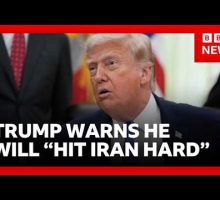 Fears of return to all out war as Trump warns US will &ldquo;hit Iran hard&rdquo; | BBC News