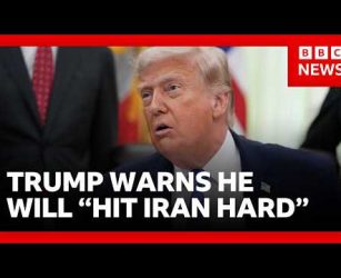 Fears of return to all out war as Trump warns US will &ldquo;hit Iran hard&rdquo; | BBC News