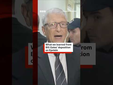 What we learned from Bill Gates&rsquo; deposition on Jeffrey Epstein #BBCNews