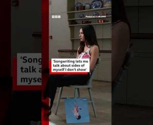 Olivia Rodrigo on songwriting letting her talk about sides she doesn&rsquo;t usually show. #BBCNews