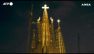 Il Papa alla Sagrada Familia, spettacolo di luci su Barcellona #ansa #news