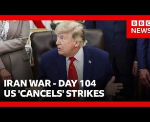 US President Donald Trump says he has 'cancelled' strikes against Iran | BBC News