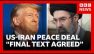 Iran-US peace deal has been agreed says Pakistan&rsquo;s Prime Minister | BBC News