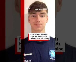 Footballer's friends hope his death leads to mandatory cardiac arrest training. #BBCNews