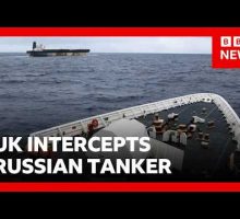 UK intercepts Russian shadow fleet oil tanker in English Channel, PM says | BBC News