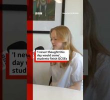 "I never thought this day would come", students finish GCSEs. #GCSE #Exams #BBCNews