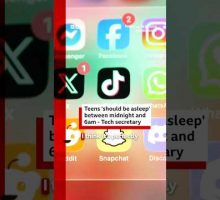 The UK government is "running trials" about potential overnight social media curfews. #BBCNews