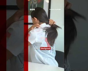 Year 11s show off their leavers shirts on final school day. #GCSE #Leavers #BBCNews