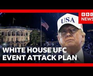 Group planned to attack White House UFC event using drones, FBI says | BBC News