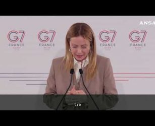 Meloni: &ldquo;Soddisfatta del G7, convergenze non scontate un'ottima notizia&rdquo;#ansa #news