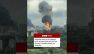 Oil storage tank's roof launched into the air during Ukrainian attack on Moscow #BBCNews