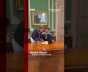 Massachusetts &lsquo;legalises&rsquo; haggis amid Tartan Army takeover. #BBCNews