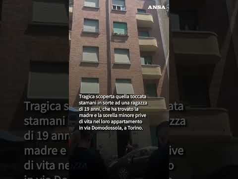 Dramma a Torino, una 19enne trova madre e sorella senza vita #ansa #news