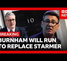 Andy Burnham will run to replace Starmer as UK prime minister | BBC News