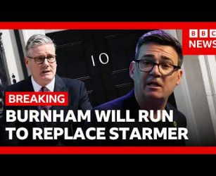 Andy Burnham will run to replace Starmer as UK prime minister | BBC News
