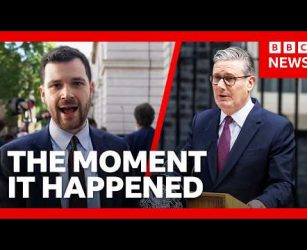 How Keir Starmer&rsquo;s resignation unfolded outside No 10  | BBC News