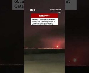 At least 13 killed and dozens injured after Qatar gas explosion. #Qatar #BBCNews