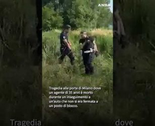 Peschiera Borromeo, un agente della polizia locale muore durante un inseguimento #ansa #news